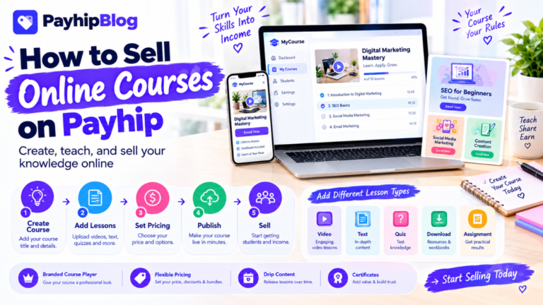 How to Sell Online Courses on Payhip: A Practical Guide for Beginners