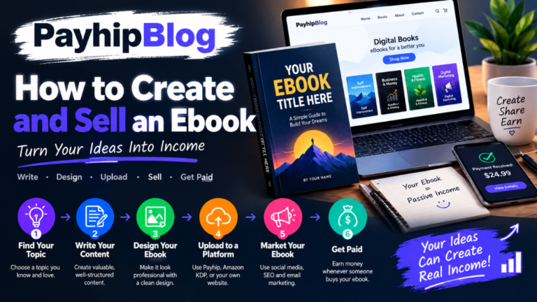 How to Create and Sell an Ebook: A Practical Guide for Beginners